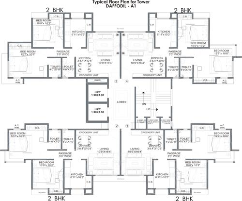  garden-city Images for Cluster Plan of Runwal Garden City