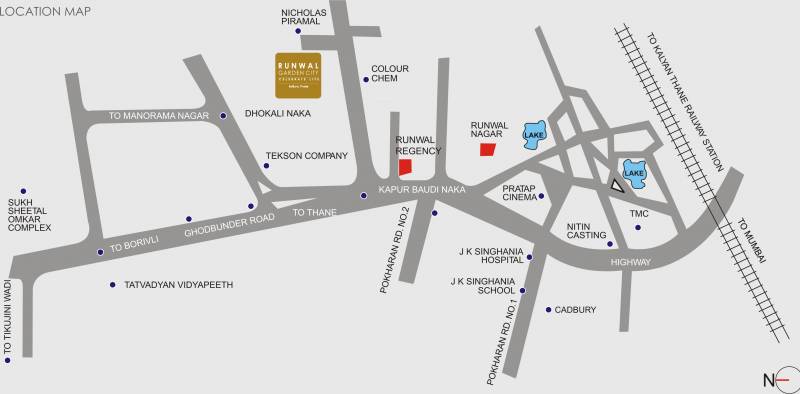  garden-city Images for Location Plan of Runwal Garden City
