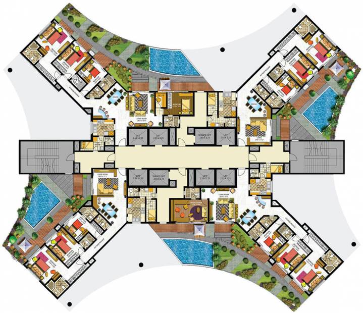 Images for Cluster Plan of Indiabulls Sky