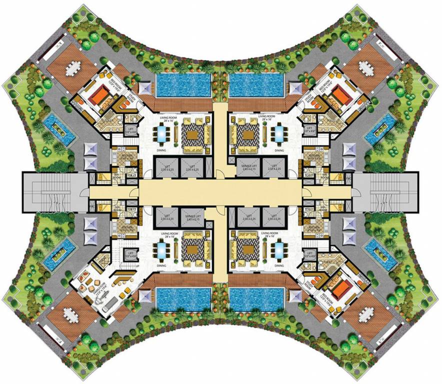 Images for Cluster Plan of Indiabulls Sky