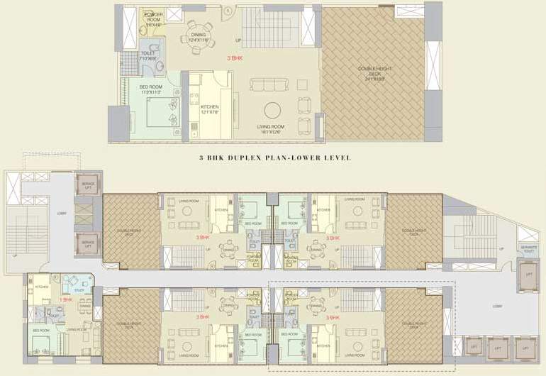 terraces Images for Cluster Plan of Orbit Terraces