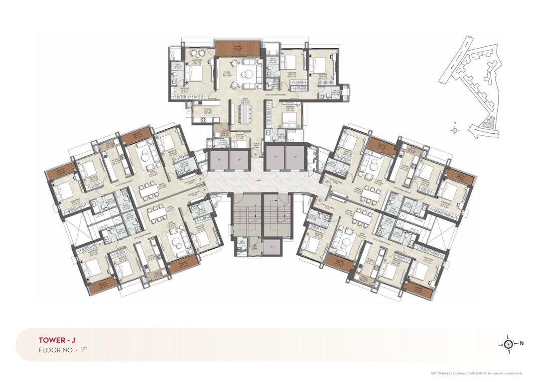  srishti namaah Tower 10 Cluster Plan