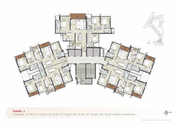  srishti-namaah Tower 10 Cluster Plan