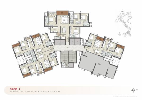  srishti-namaah Tower 10 Cluster Plan