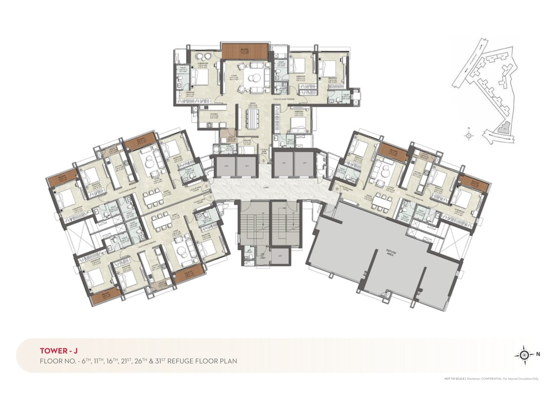  srishti namaah Tower 10 Cluster Plan