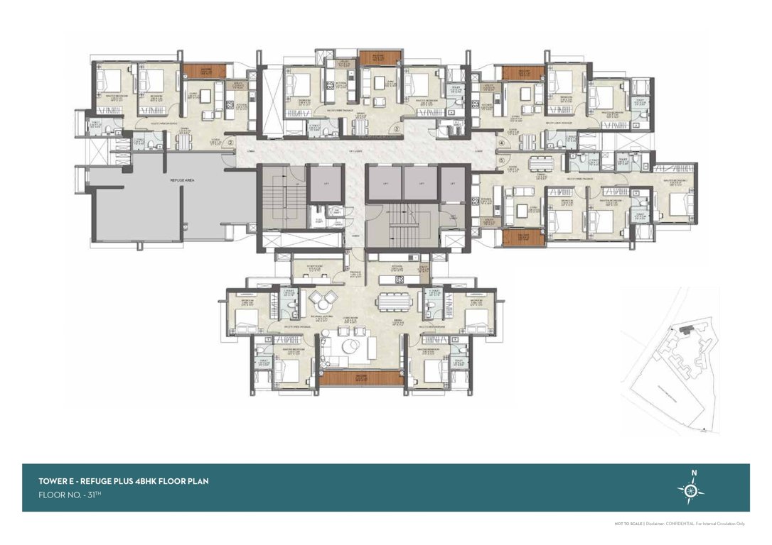  srishti namaah Tower 3 Cluster Plan