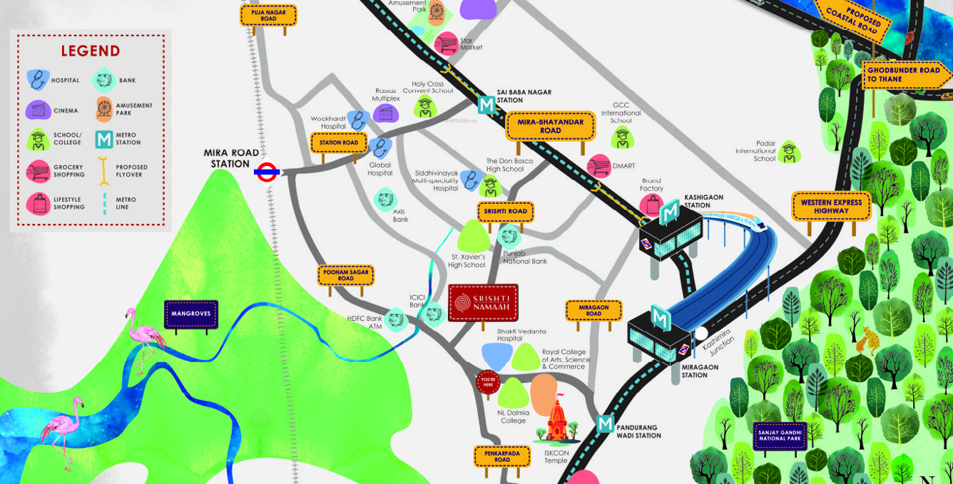  srishti namaah Location Plan