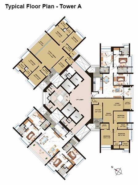 Images for Cluster Plan of DB Realty Orchid Woods