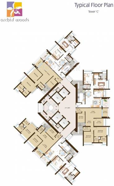Images for Cluster Plan of DB Realty Orchid Woods