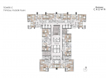 Tower C Pavilion A Cluster Plan crown Tower C Pavilion A Cluster Plan