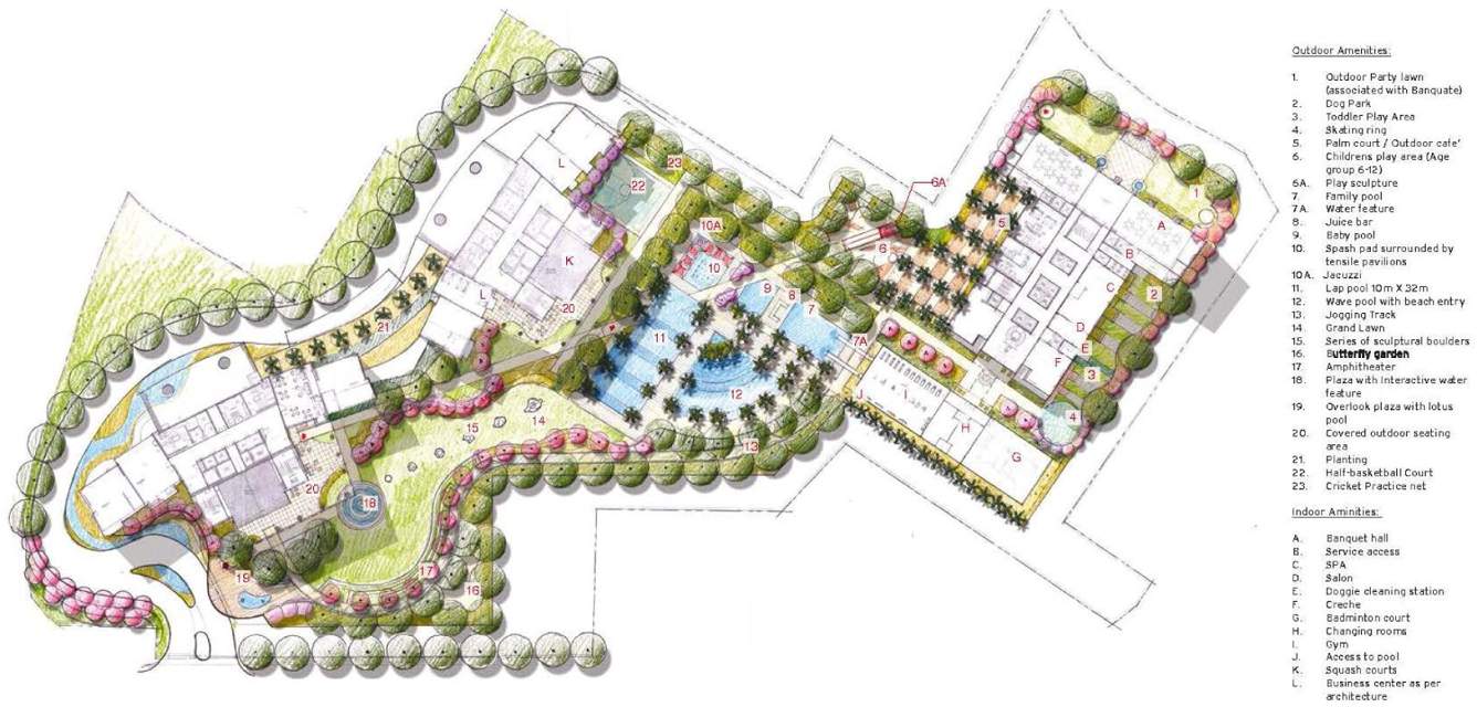 orchid crown Images for Layout Plan of DB Orchid Crown