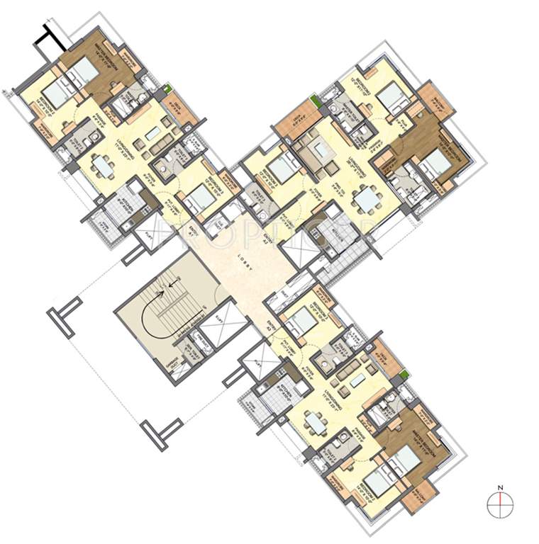 Images for Cluster Plan of Lodha Luxuria