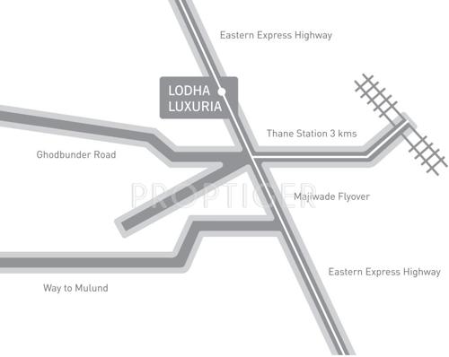 Images for Location Plan of Lodha Luxuria luxuria Images for Location Plan of Lodha Luxuria