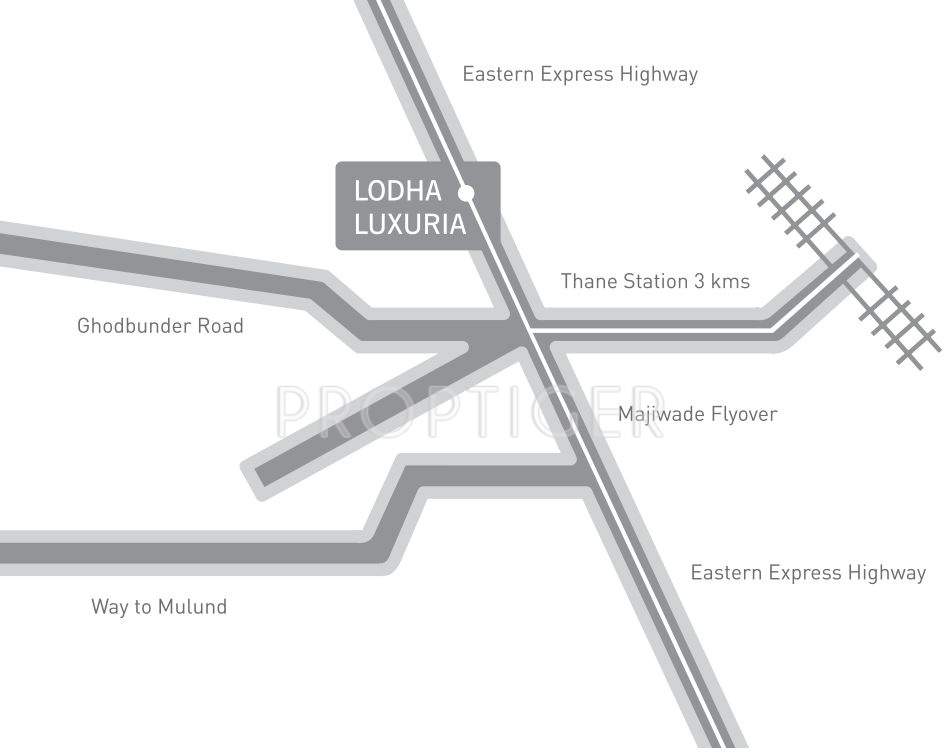 luxuria Images for Location Plan of Lodha Luxuria