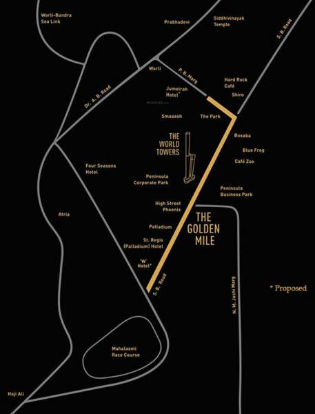 Images for Location Plan of Lodha World One Images for Location Plan of Lodha World One