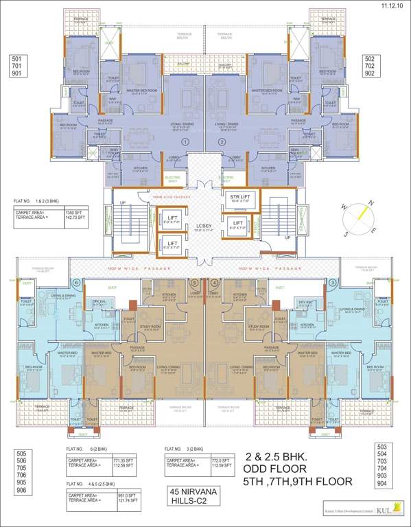  45 nirvana hills Images for Cluster Plan of KUL 45 Nirvana Hills