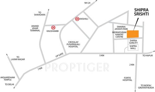  srishti Images for Location Plan of Shipra Srishti