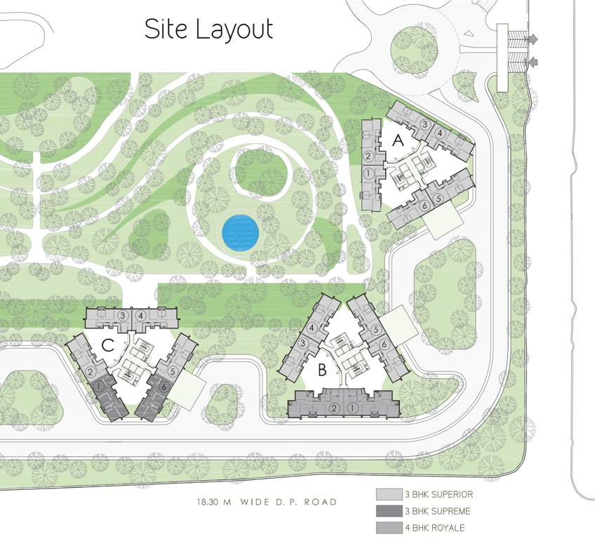 esquire Images for Layout Plan of Oberoi Esquire