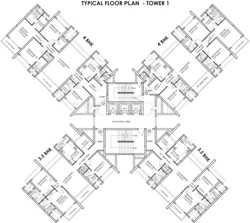  anthurium Images for Cluster Plan of Runwal Anthurium