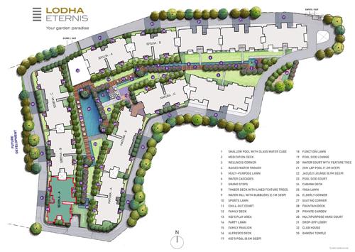  eternis Images for Master Plan of Lodha Eternis
