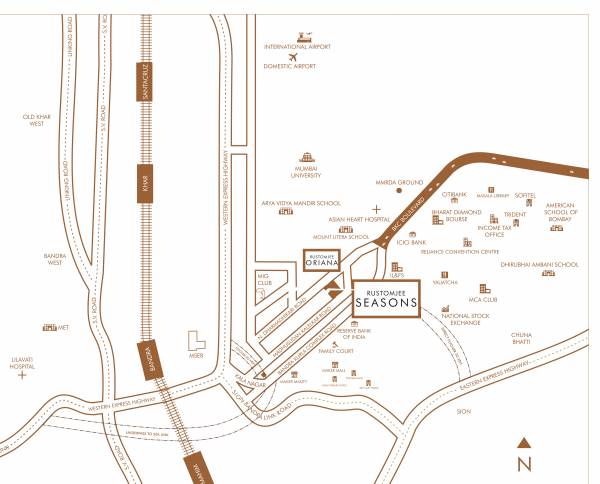 Images for Location Plan of Rustomjee Seasons