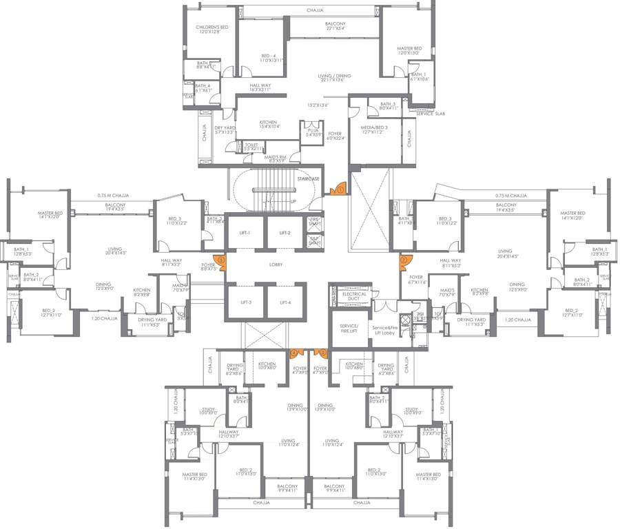 epitome at imperial heights Images for Cluster Plan of Radius Epitome at Imperial Heights