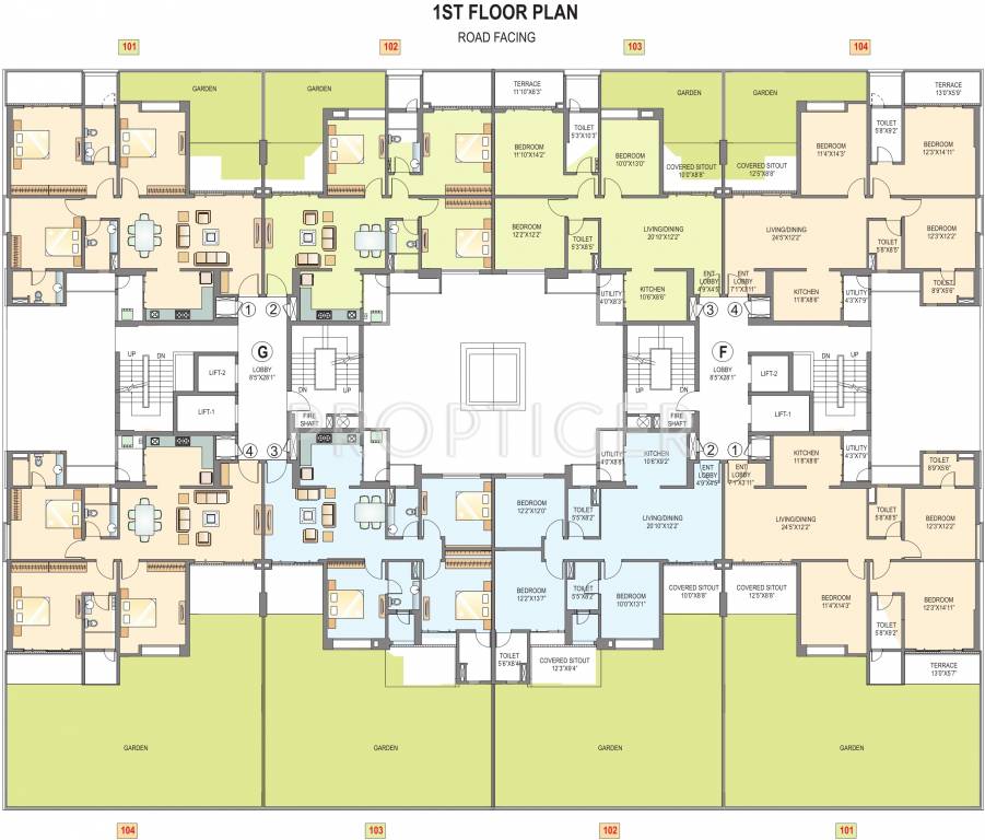 Images for Cluster Plan of Pride Purple Park Titanium