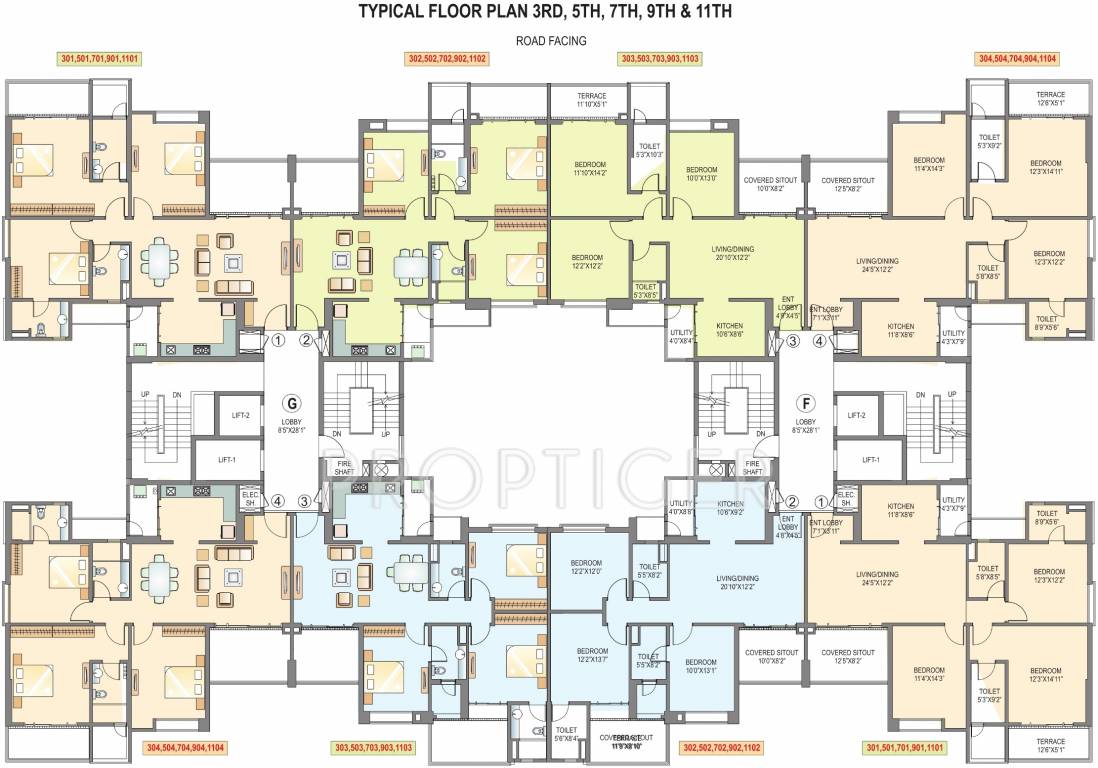 Images for Cluster Plan of Pride Purple Park Titanium