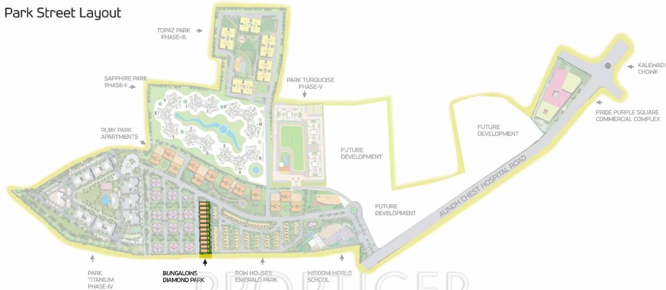 Images for Layout Plan of Pride Purple Diamond Park