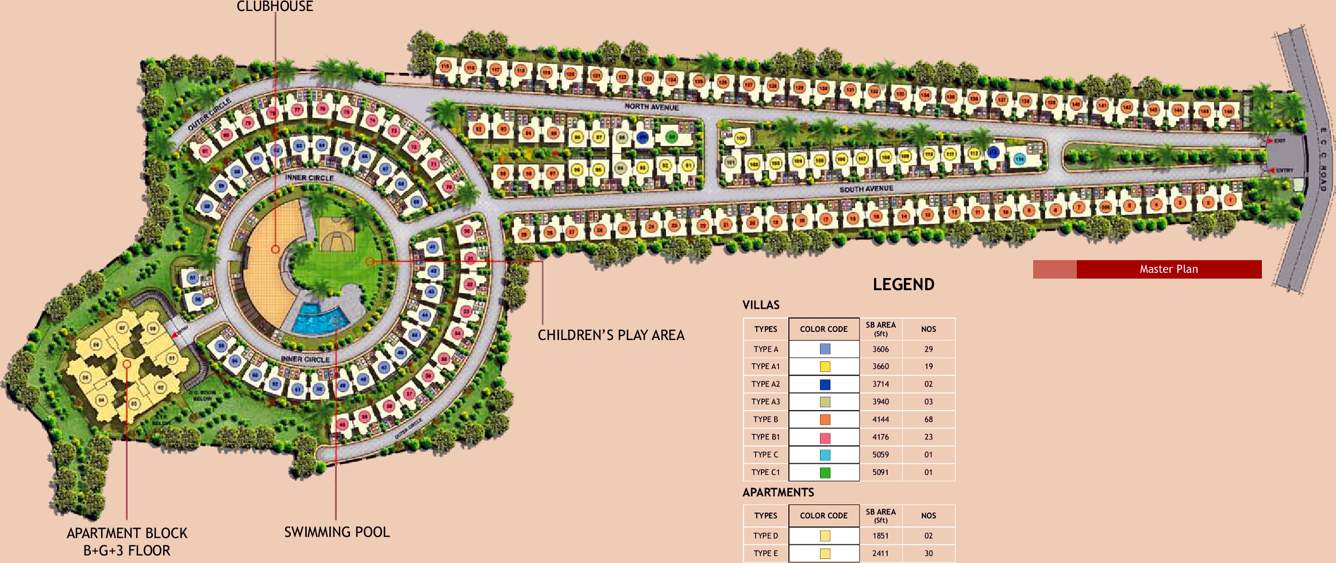  silver oak Images for Master Plan of Prestige Silver Oak