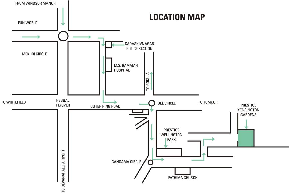  kensington gardens Images for Location Plan of Prestige Kensington Gardens