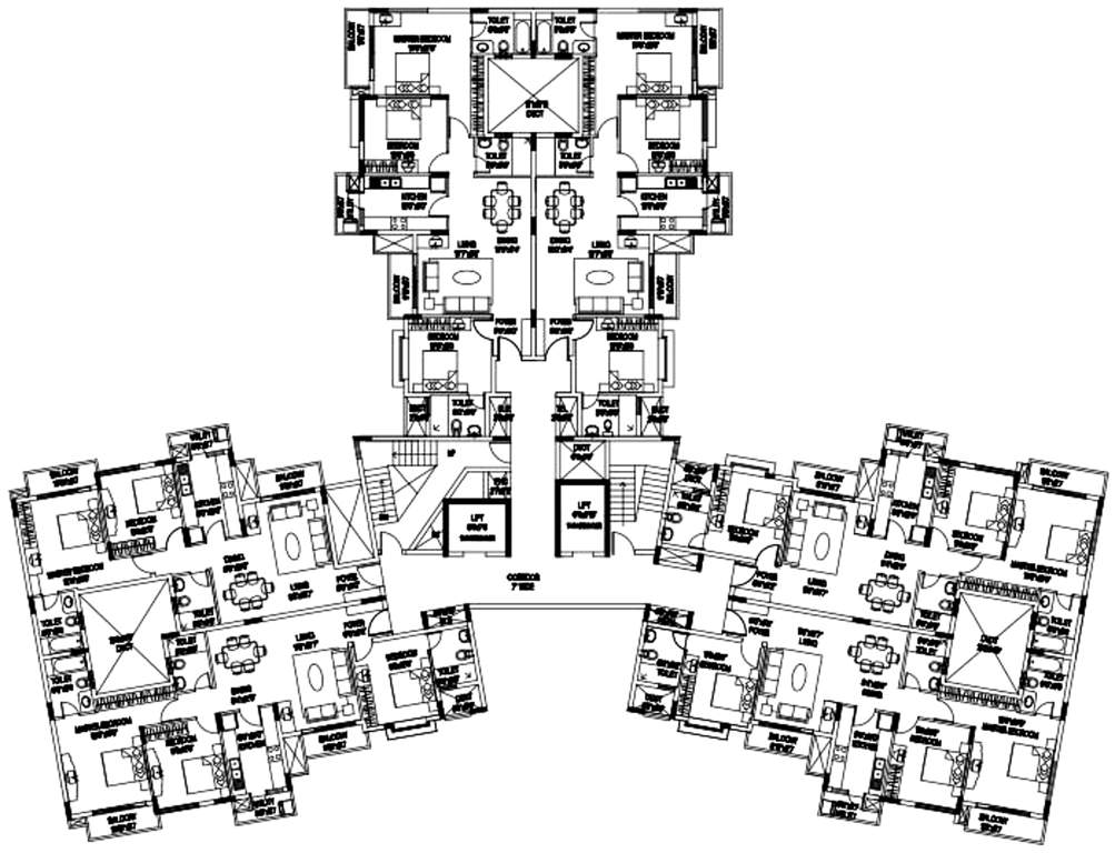  purva venezia Images for Cluster Plan of Purva Purva Venezia