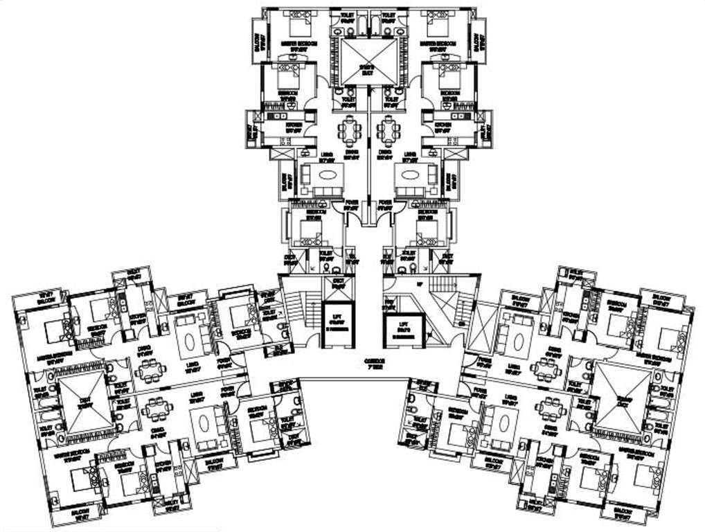  purva venezia Images for Cluster Plan of Purva Purva Venezia