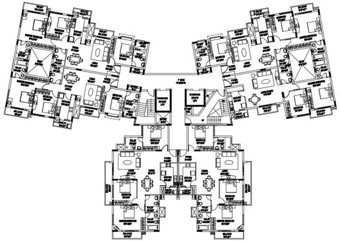  purva venezia Images for Cluster Plan of Purva Purva Venezia