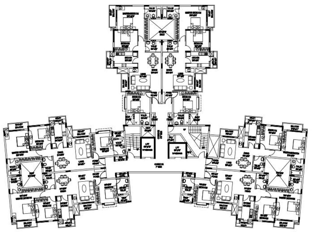  purva venezia Images for Cluster Plan of Purva Purva Venezia