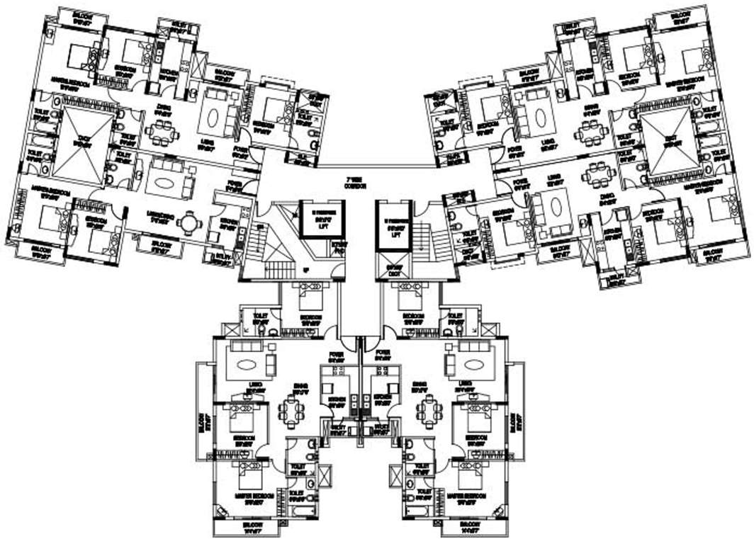 purva venezia Images for Cluster Plan of Purva Purva Venezia