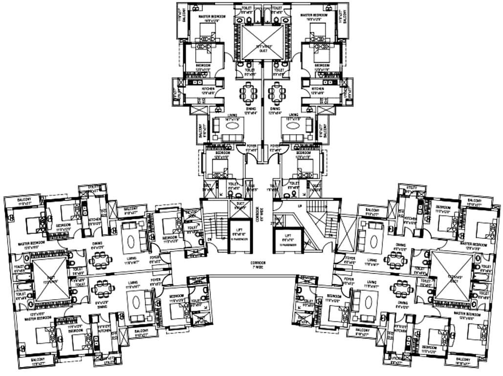  purva venezia Images for Cluster Plan of Purva Purva Venezia