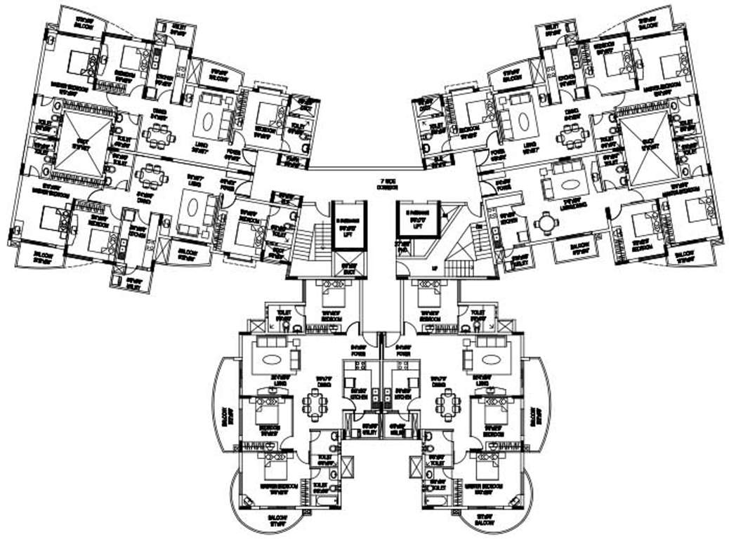  purva venezia Images for Cluster Plan of Purva Purva Venezia