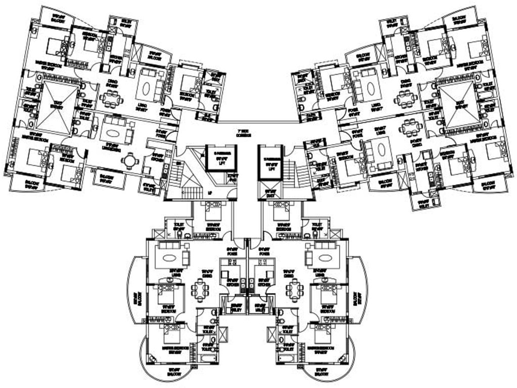  purva venezia Images for Cluster Plan of Purva Purva Venezia
