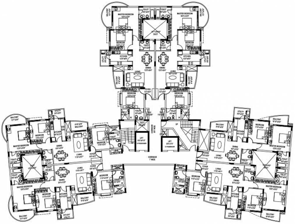 Images for Cluster Plan of Purva Purva Venezia