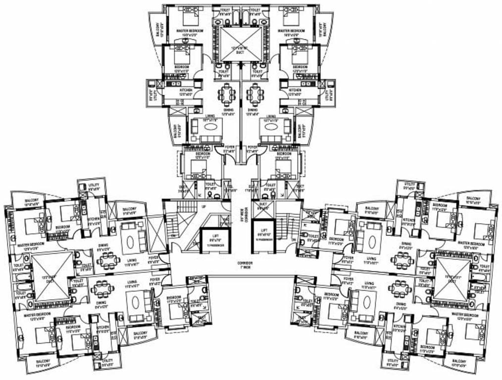 Images for Cluster Plan of Purva Purva Venezia