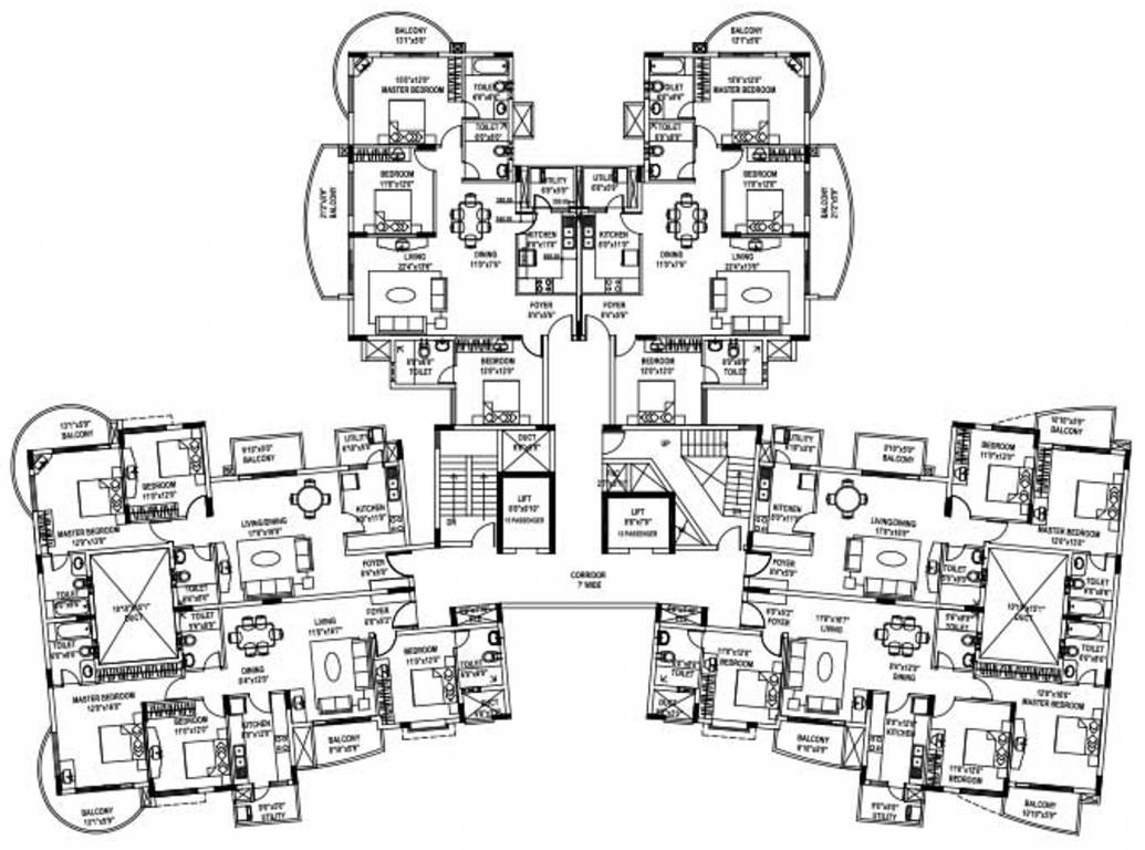 Images for Cluster Plan of Purva Purva Venezia