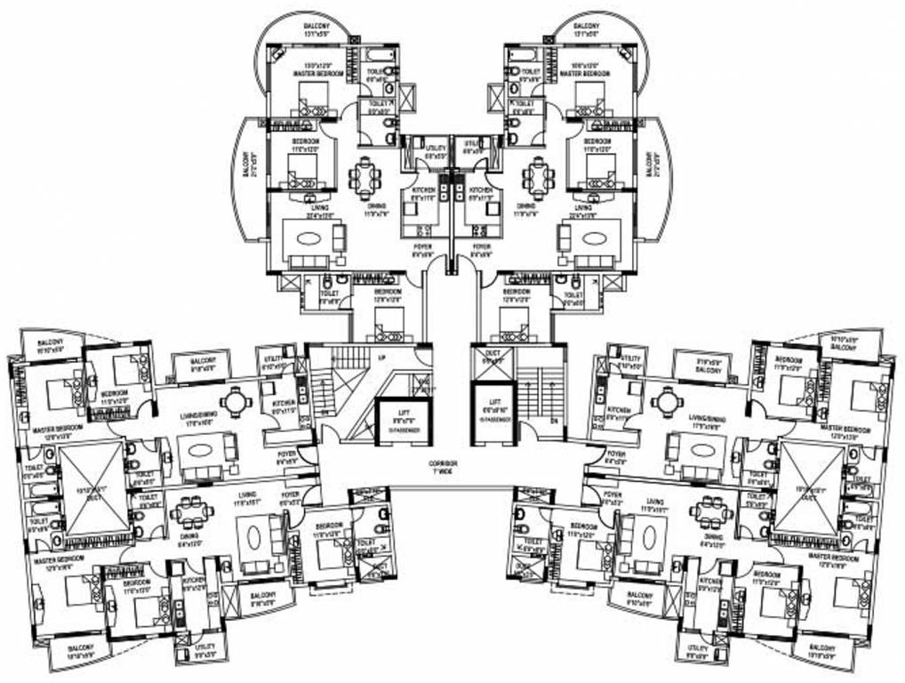 Images for Cluster Plan of Purva Purva Venezia