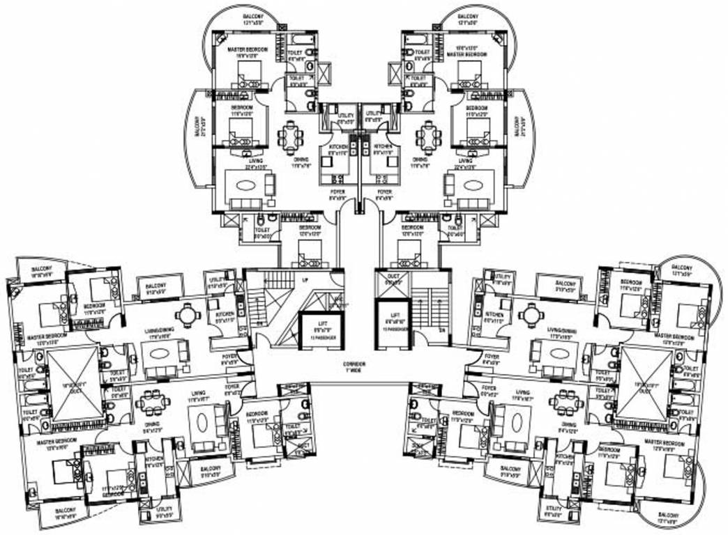 Images for Cluster Plan of Purva Purva Venezia