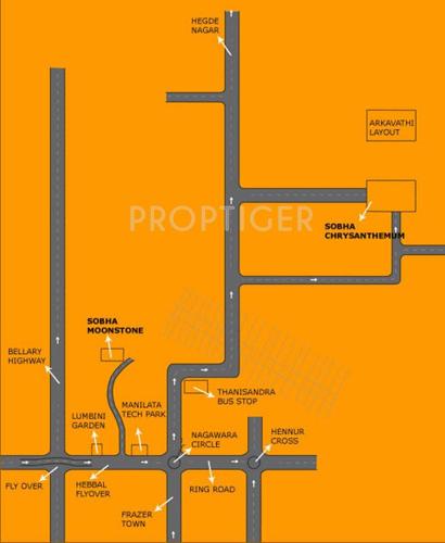 Images for Location Plan of Sobha Moonstone moonstone Images for Location Plan of Sobha Moonstone