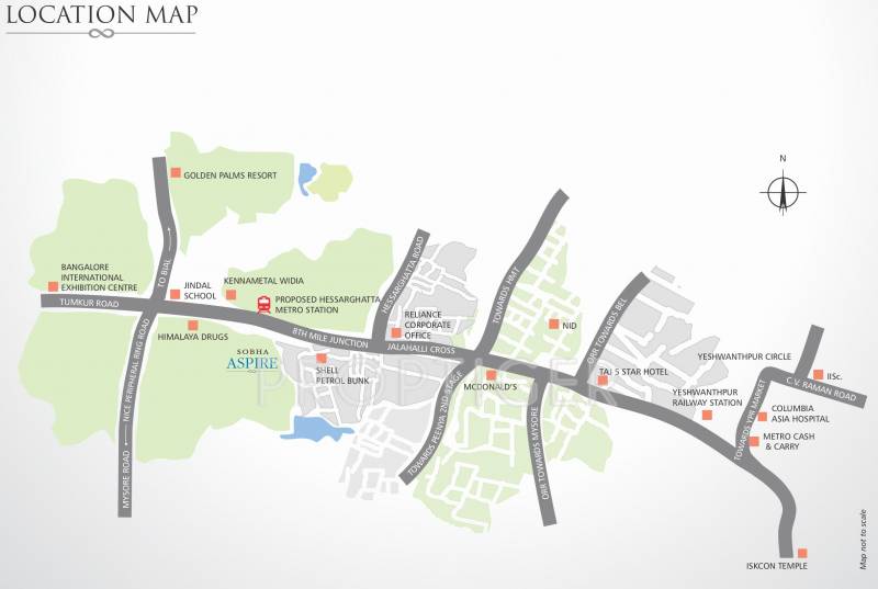  aspire Images for Location Plan of Sobha Aspire