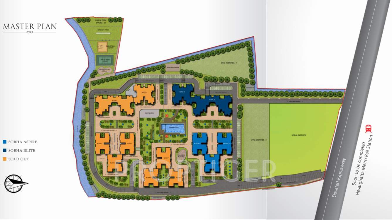  aspire Images for Master Plan of Sobha Aspire