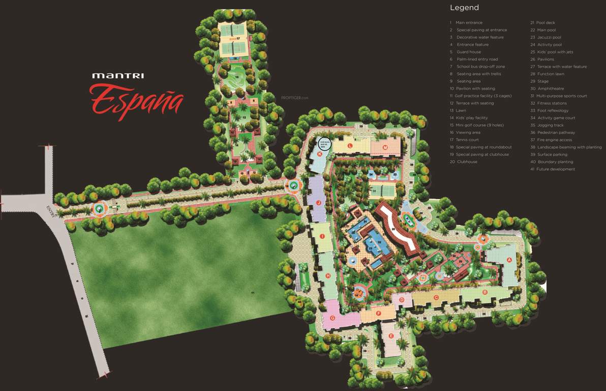  espana Images for Layout Plan of Mantri Espana