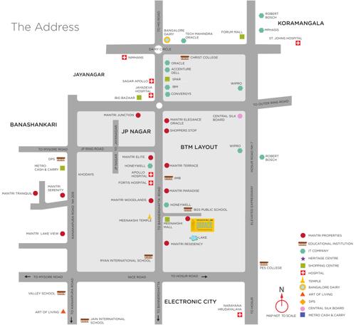 Images for Location Plan of Mantri Pinnacle pinnacle Images for Location Plan of Mantri Pinnacle