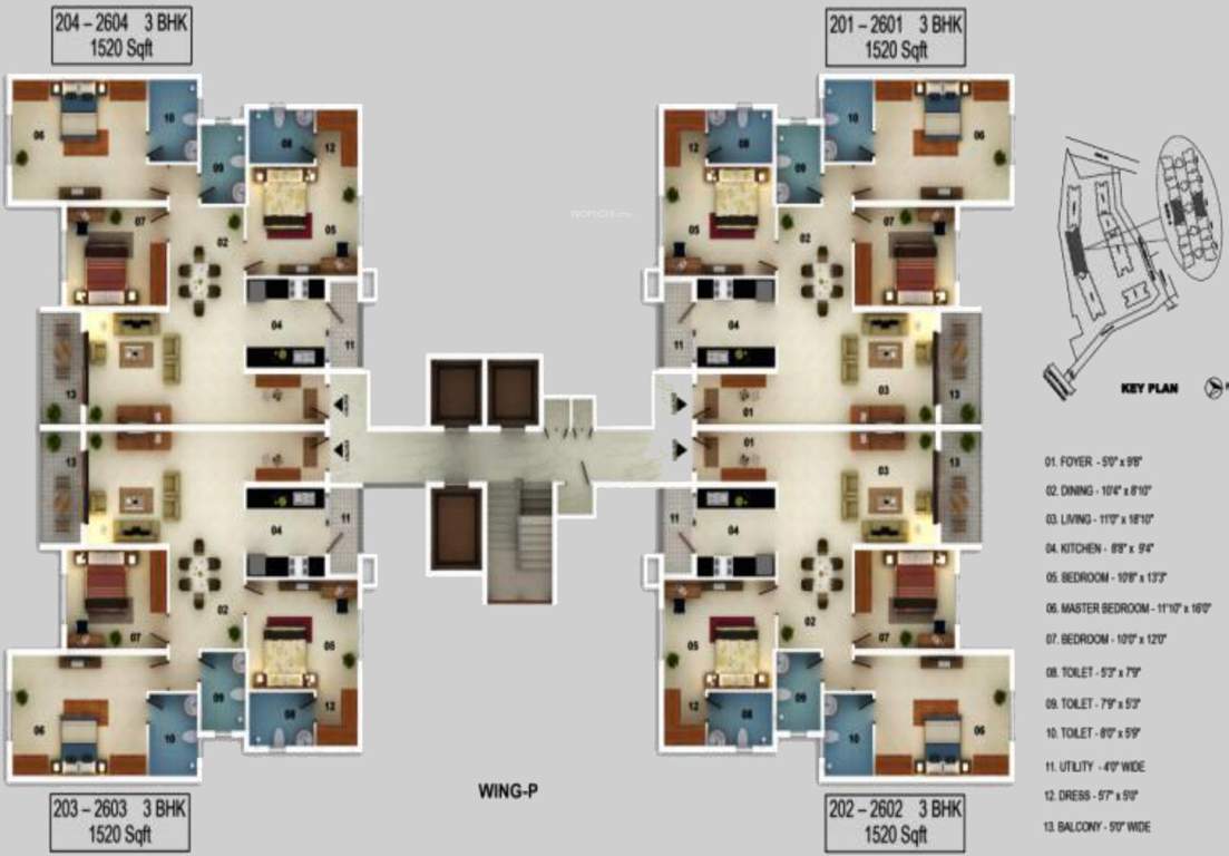 serenity Images for Cluster Plan of Mantri Serenity